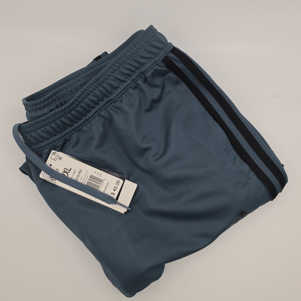 Adidas Track Pants Mens 2XL Tiro 19 Legacy Blue Track Soccer Training Gym NEW